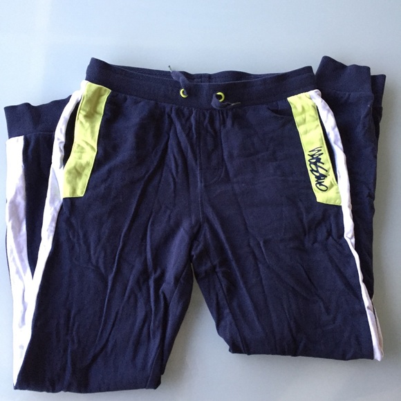 MOSSIMO boys track pants WIDE WORLD boys sweatpants sz 12 grey blue green red - Picture 7 of 14